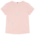 Girls Pink Logo T-Shirt, 1, hi-res